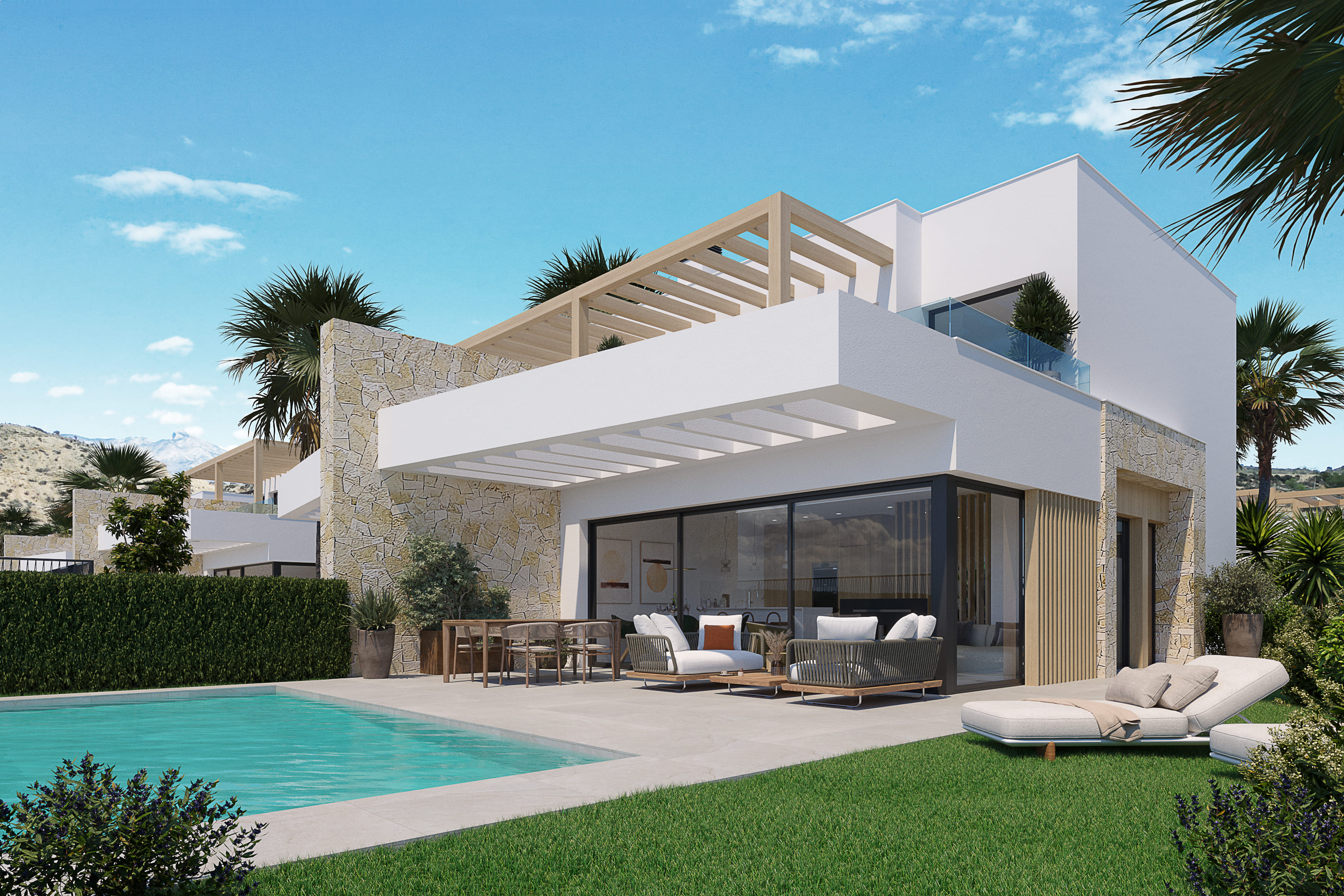 Semi-detached house Monforte del Cid Alicante inland Spain