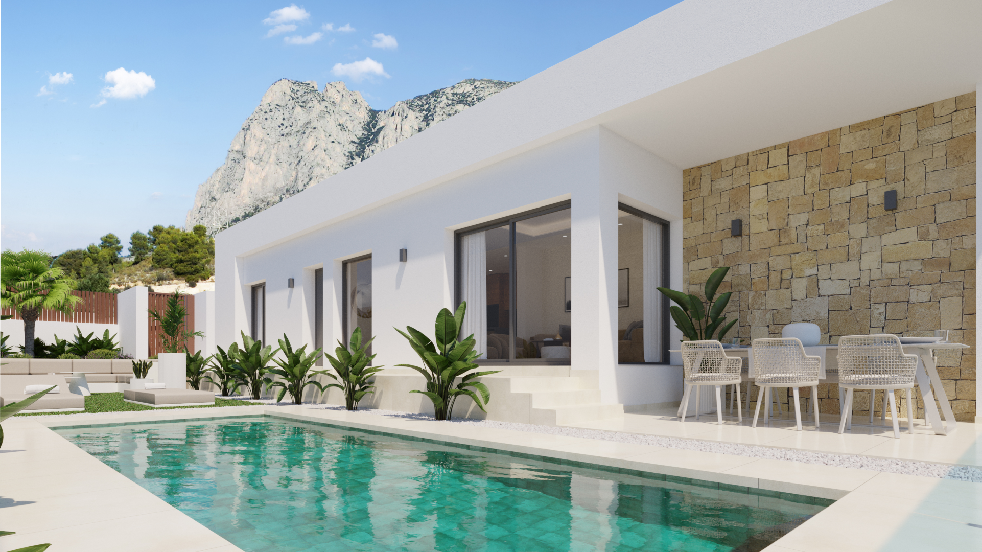 Rijwoning Finestrat Costa Blanca Noord Spanje