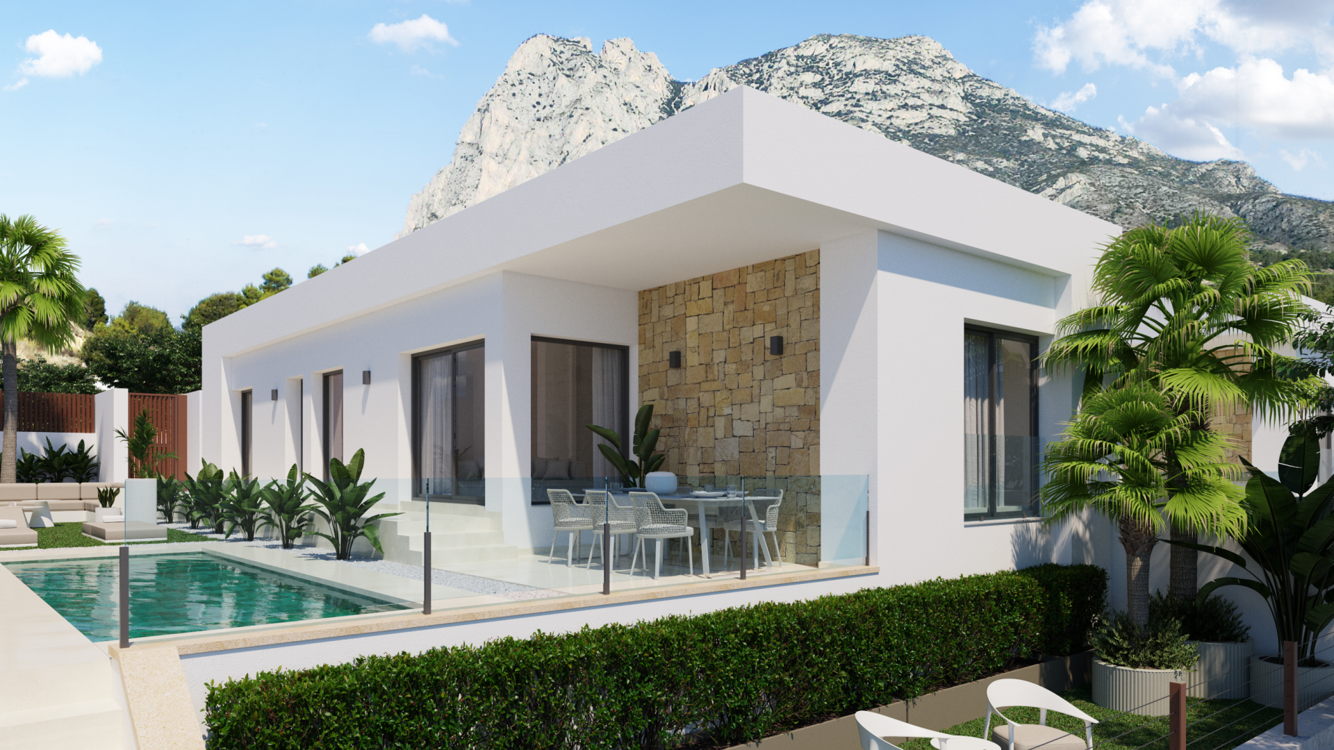 Rijwoning Finestrat Costa Blanca Noord Spanje