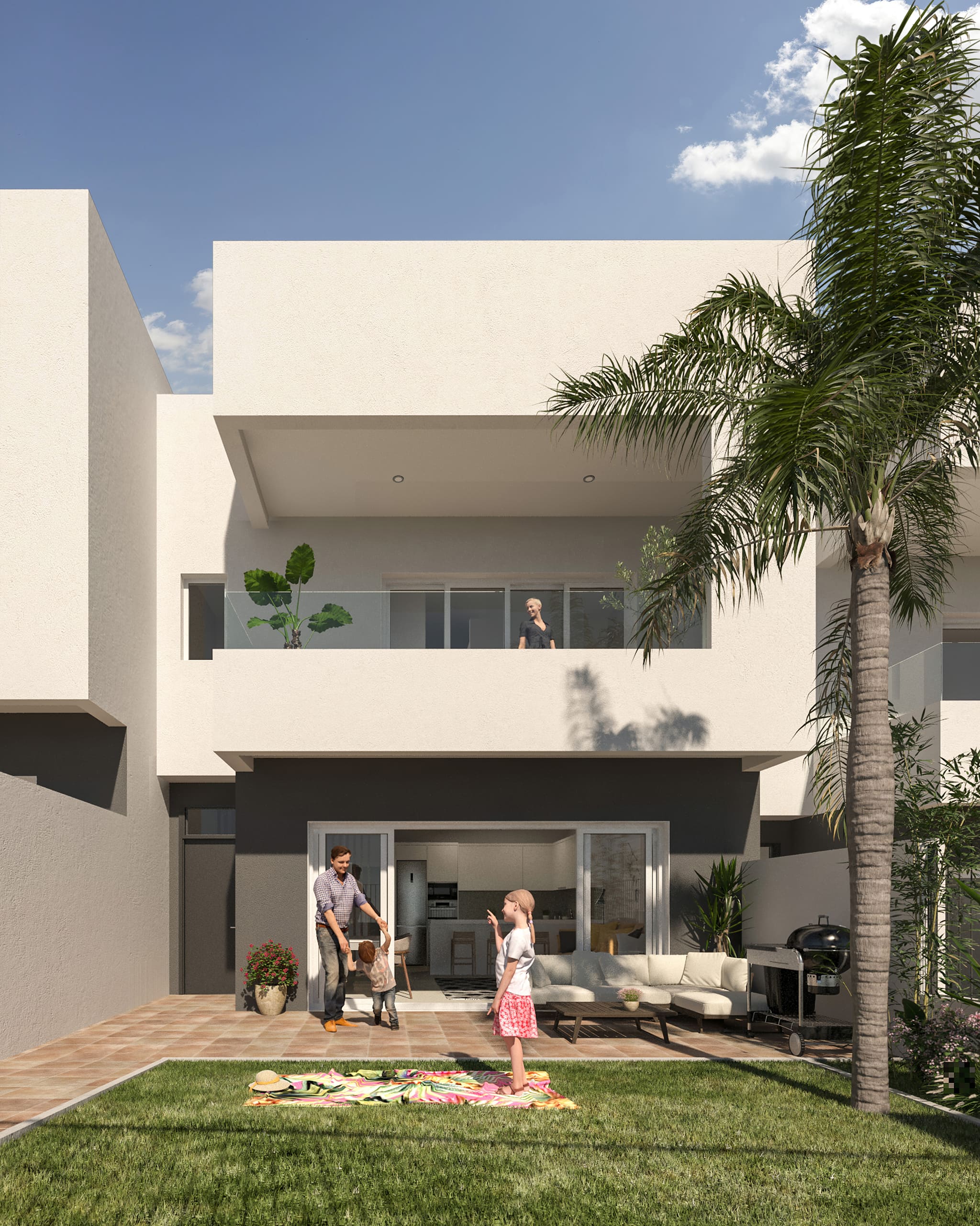 Half geschakelde woning Monforte del Cid Alicante binnenland Spanje