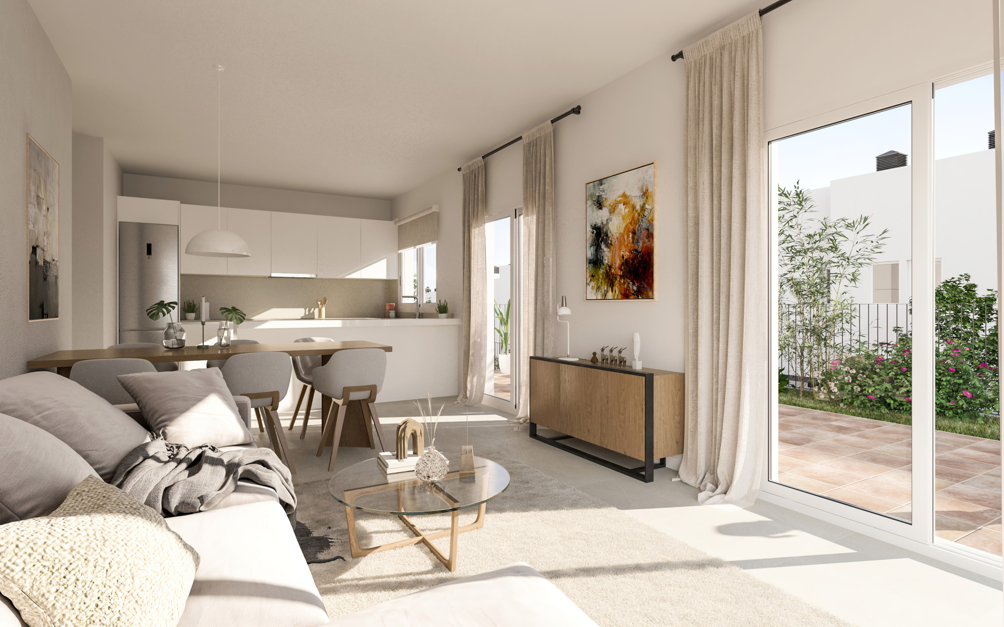 Half geschakelde woning Monforte del Cid Alicante binnenland Spanje