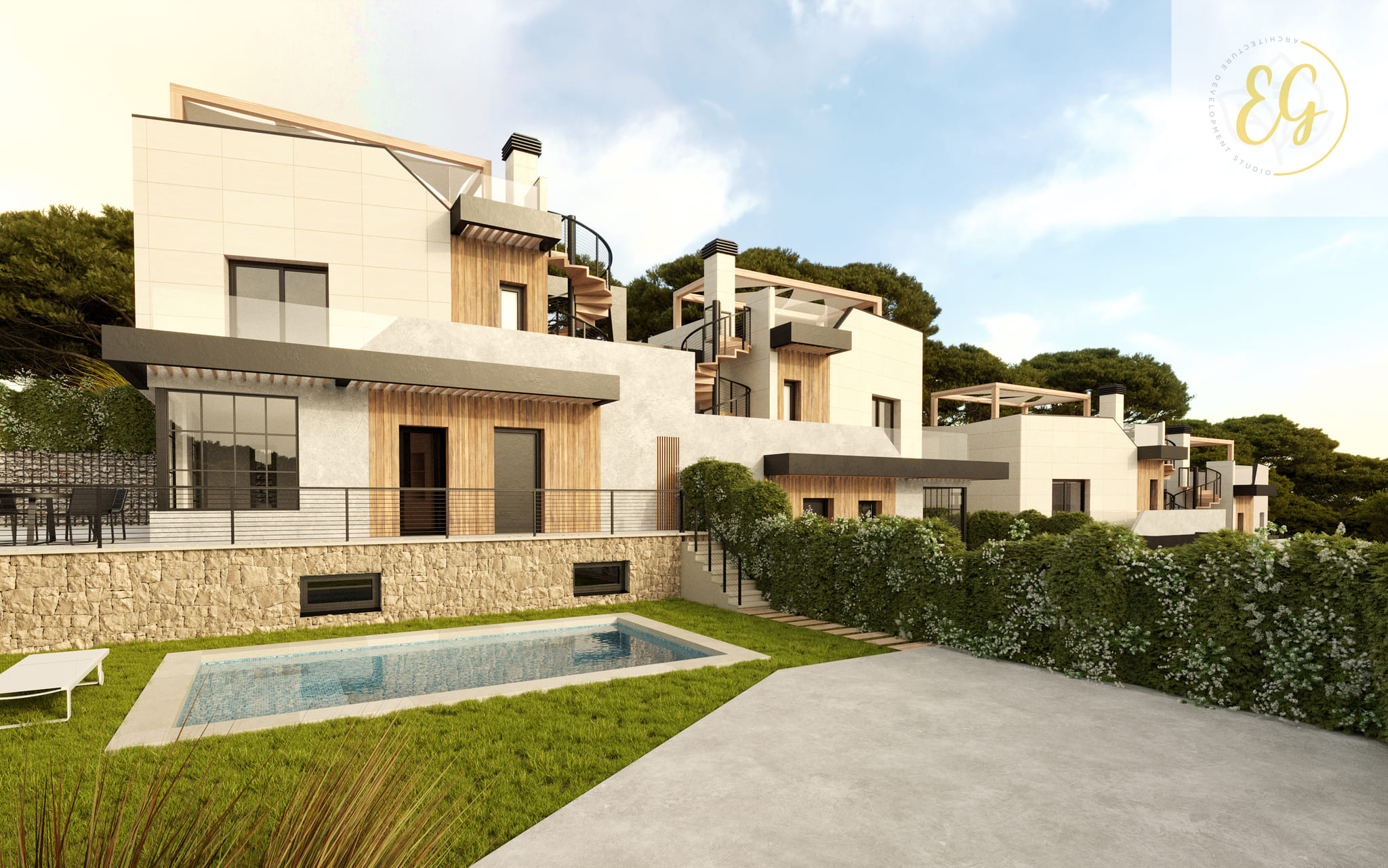 Half geschakelde woning Polop Costa Blanca Zuid Spanje
